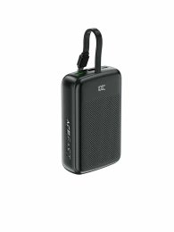 Внешний портативный аккумулятор ACEFAST M14 PD20W Power Bank With Cable 20000Mah - Black AF-M14-BK