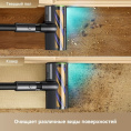 Беспроводной пылесос Dreame Cordless Vacuum Cleaner R20 Essential VZV30A технология CelesTectTM для распознавания пыли, щетка для пола и ковра, высокая мощность всасывания 190 Вт, давление