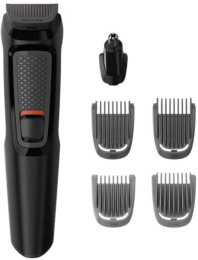 Триммер Philips Series 3000 MG3710/33 черный насадок в компл:6шт