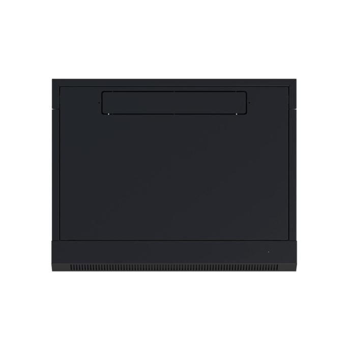 NTSS Шкаф настенный телекоммуникационный NTSS W 18U 600х600х964мм, 2 профиля 19, дверь стеклянная, боковые стенки съемные, задняя стенка, разобранный, черный RAL 9005 NTSS-W18U6060GS-BL