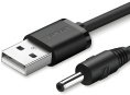 Кабель UGREEN US277-10376 USB 2.0-A to DC 3.5mm 1m. Black