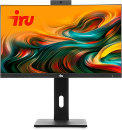 Моноблок IRU Tactio 23IP 23.8" Full HD i5 12400 (2.5) 16Gb SSD512Gb UHDG 730 без ОС WiFi BT 120W Cam черный 1920x1080 (RUS)