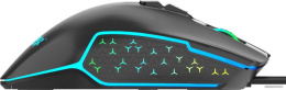 Мышь игровая HIPER DRAKKAR GMUS-3000 Black USB {4000 dpi, 8 кнопок, USB кабель 1.6м, черный}