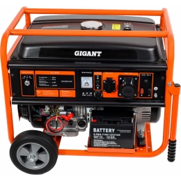 Бензиновый генератор Gigant (6,5 кВт; эл.стартер; ATS; колёса и ручки) GGL-6500E