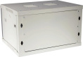 Шкаф коммутационный Lanmaster TWT-CBWPM-27U-6X8-GY настенный 27U 600x800мм пер.дв.металл задн.дв.спл.стал.лист 2 бок.пан. 60кг серый 56кг