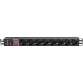 Блок розеток 5bites 8 розеток, алюминий, 1U, 19" PDU819A-07