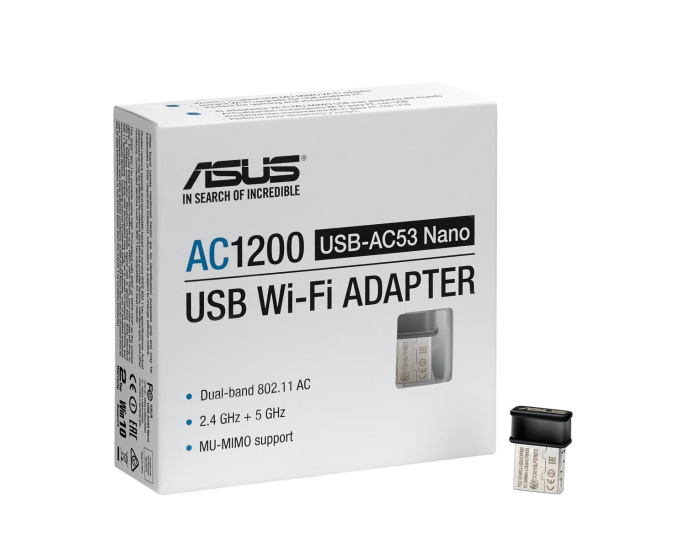 Адаптер USB-AC53 NANO/EU/13/GB_EU/// 90IG03P0-BM0R10