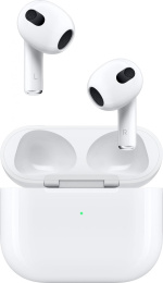 Гарнитура вкладыши Apple AirPods 3 A2565/A2564/A2897 Lightning белый беспроводные bluetooth в ушной раковине MPNY3ZA/A