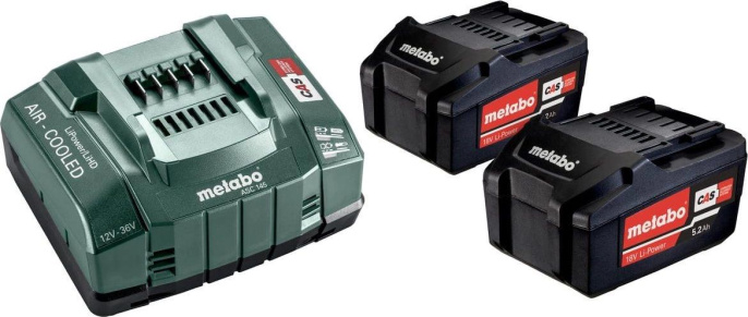 Батарея аккумуляторная Metabo 685051000 18В 5.2Ач Li-Ion З/У в компл.