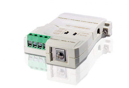 ATEN IC485SI-AT-GG Конвертер, RS-232 RS-485/422, DB25 4 винта + клемма заземления, Female, Б.П. DC 9V, до 32 подкл.;изоляция до 2000V DC;BiDirectional