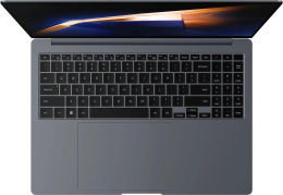 Ноутбук Samsung Galaxy Book 4 Pro NP960, 16", 2024, AMOLED, Intel Core Ultra 5 125H 1.2ГГц, 14-ядерный, 16ГБ LPDDR5x, 512ГБ SSD,  Intel Arc, Windows 11 Home,  серый [np960xgk-lg6in]