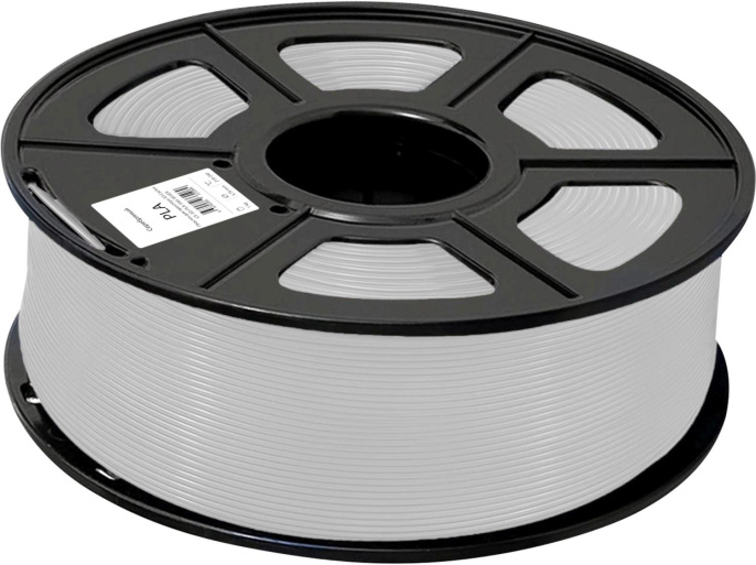Пластик Cactus CS-3D-PLA-1KG-SILVER PLA/ 1.75мм/ 1кг/ 326м/ серебристый