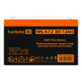 Аккумуляторная батарея ExeGate HRL 6-7.2-F1 (6V 7.2Ah, клеммы F1) EX282952RUS