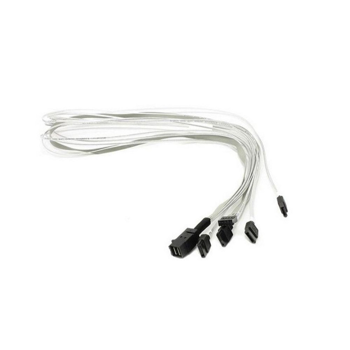 Кабель ACD-SFF8643-SATASB-08M INT SFF8643-to-4*SATA+SB HDmSAS -to- 4*SATA+SideBand internal cable 75cm аналог арт.50984, LSI00410, LSI00409, 2279800-R 6705050-75