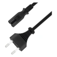 Кабель питания 5bites IEC-320-C7 - CEE 7/16 восьмерка 220V сечение 2x0.50мм2 VDE 3м PC305-30A
