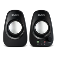 Колонки SVEN 190, 2.0, чёрный, USB, мощность 2x3 Вт RMS SV-022587