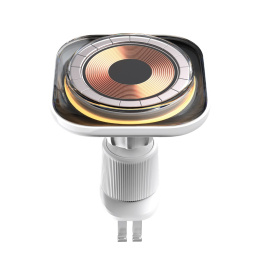 Автомобильный держатель с беспроводной зарядкой Momax 1-Charge Flow Белый CM29W MagSafe, 15W, 9 В, 3 А, материал: пластик