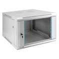 Шкаф телекоммуникационный 19" настенный 6U ExeGate EC-WM-6U.600.G.GREY 19”, 6U, 600x600x370mm ШхГхВ , передняя дверь закаленное стекло, съемные боковые панели, пыле- и влагозащита IP23, светло-серый RAL 7035 EX298600RUS