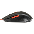 Мышь MOG-08U Nakatomi Gaming mouse - игровая, 6 кнопок ролик прокрутки, USB, черная