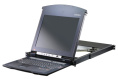 KVM консоль ATEN 17" 1-Local/Remote Share Access 16-Port Multi-Interface Cat 5 Dual Rail LCD KVM over IP switch KL1516AIM-AXA-RG
