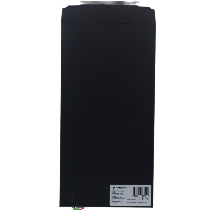 Источник бесперебойного питания ИБП Raskat HSIO-1000VA 1000ВА, 900Вт, 1xCEE7, 1xIEC320, USB type-B, 2xRJ-45, 1xRS232 HSIO-1000VA+