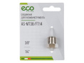 Соединение нар. резьба 3/8" х внутр. резьба 1/4" сталь ECO AS-MT38/FT14