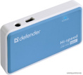 Универсальный USB разветвитель Defender Quadro Power USB2.0, 4 порта, блок питания 2A 83503