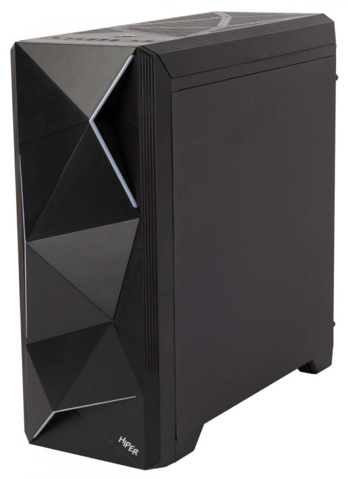 Корпус Hiper A68 черный без БП mATX 1x80mm 1x92mm 2xUSB2.0 1xUSB3.0 audio