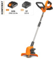 Триммер электрический Daewoo DATR 3021Li Set аккум. неразбор.штан. реж.эл.:леска