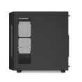 Корпус SAMA S40 Black (S40-BKAPA4X1-GL) (материал: сталь SPCC, окно: закалённое стекло, 1xUSB-C, 2xUSB3.0, Audio, без БП, 3x3.5” и 3x2.5”/3.5″, 7 слотов расширения, ATX, длина видеокарты: 415 мм, высота кулера: 164 мм, воздушное охлаждение: сверху 3х120мм