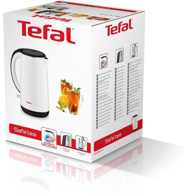 Чайник электрический Tefal KO260130 1.7л. 2150Вт белый/черный корпус: пластик 7211002463