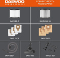 Строительный пылесос Daewoo DAVC 2014S,  оранжевый