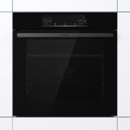 Духовой шкаф электрический Gorenje BO6735E05B, 77л, дверца с 2 стеклами, черный