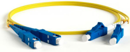 Патч-корд LanMaster 2 9/125 OS1/OS2 1м ПВХ желтый [twt-2lc-2sc/su-1.0]