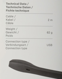 Наушники с микрофоном Sennheiser PC 7 черный 2м накладные USB оголовье 504196