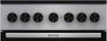 Электрическая плита Gorenje GEC5B20SG, стеклокерамика, инфракрасная, без крышки, серебристый