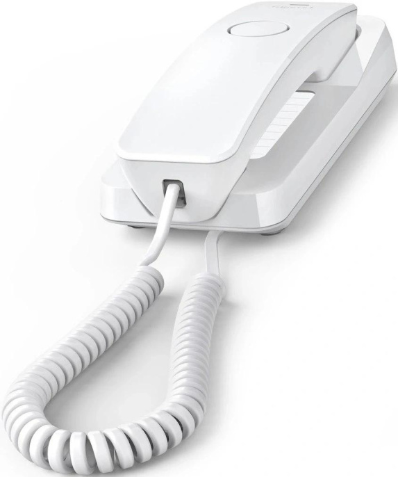 Телефон проводной Gigaset DESK200 белый (S30054-H6539-R602)
