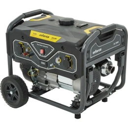 Бензиновый генератор (3 кВт; колёса и ручки) Inforce GL 3000 04-03-18