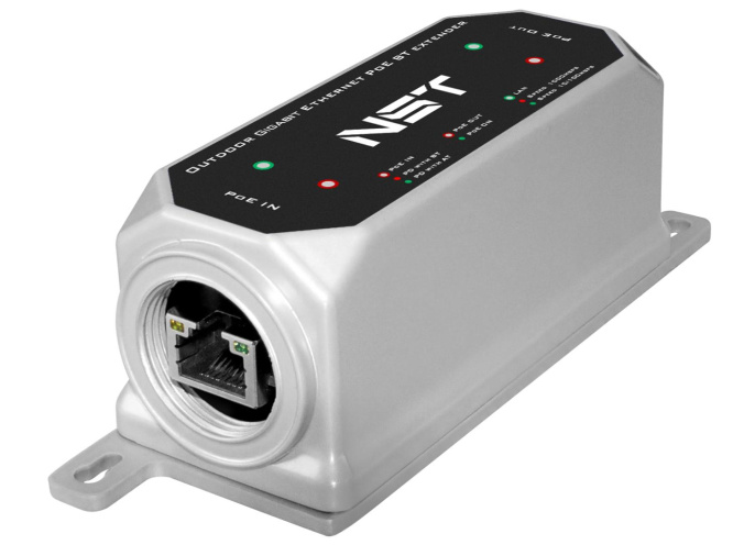 Уличный PoE удлинитель/ Уличный Ultra PoE удлинитель Gigabit Ethernet до 250м на 1 порт. Порты Ethernet: Вход - 1x10/100/1000Base-T RJ45; Выход - 1x10/100/1000Base-T RJ45. Порты PoE: Вход - 1xIEEE 802.3af/at/bt/Passive POE до 120W ; Выход - 1xIEEE 802.3a