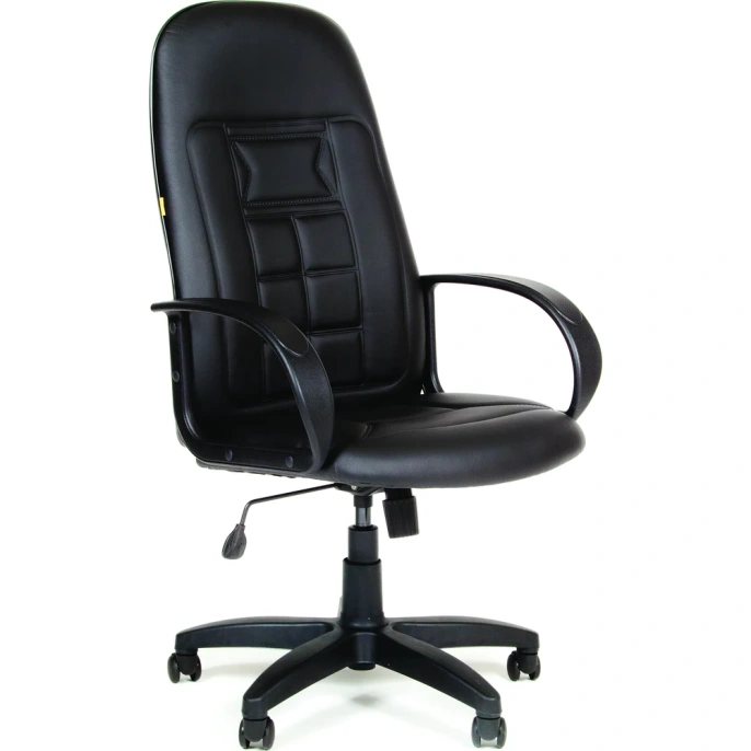 Компьютерное кресло CHAIRMAN 727 кожзам черный 00-06098211