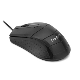 Мышь ExeGate Professional Standard SH-9031 (USB, оптическая, 1000dpi, 3D, 3 кнопки и колесо прокрутки, длина кабеля 1,35м, черная, Color Box) EX280438RUS