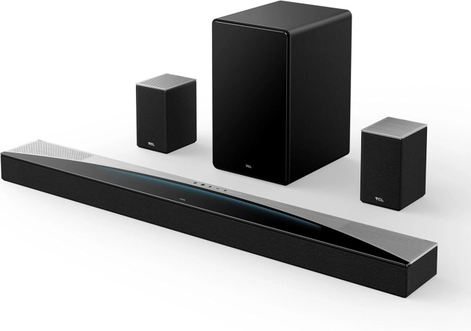 Саундбар TCL Q85H 7.1.4 760Вт +100Вт черный