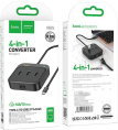 Разветвитель USB-C Hoco HB35 4порт. черный
