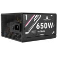 Блок питания 650W/ Power Supply Thermalright, 650W 80+ Bronze ATX, 3.0, Full modular, 1x24 20+4 pin, 2xCPU 8 4+4 pin, 4xPCIe*2 8 6+2 pin, 3xSATA3, 3xMOLEX4pin, Active, 120x120mm, 150x140x86mm, APFC, black TR-TB650
