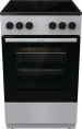 Плита Электрическая Gorenje GEC5A12SG серый/черный стеклокерамика без крышки