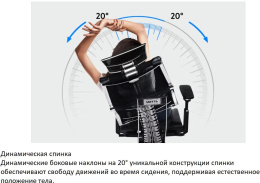 Кресло руководителя эргономичное Метта Yoga Spine Triumph B2 Черный CC.50.15.13A Infinity Easy Clean экокожа/сетка с подголов. крестов. алюминий хром (Z509734677)