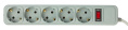 Сетевой фильтр PC PET AP01006-1.8-G, 1.8м, серый