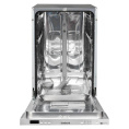 Посудомоечная машина Timberk Set&Dry T-DW45BI103, узкая, напольная, 59.4см, загрузка 11 комплектов, серебристая
