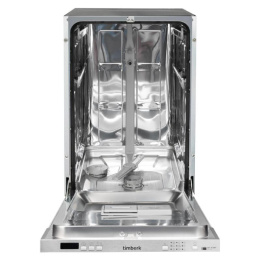 Посудомоечная машина Timberk Set&Dry T-DW45BI103, узкая, напольная, 59.4см, загрузка 11 комплектов, серебристая