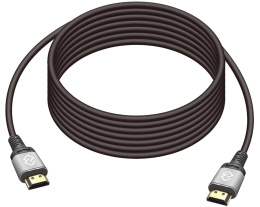 Кабель аудио-видео Digma D-HDMI-V2.0-5M,  HDMI (m) -  HDMI (m),  ver 2.0,  5м, GOLD,  черный